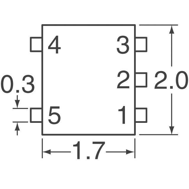 US5U29TR Rohm Semiconductor  Transistors - FET MOSFET - Simples